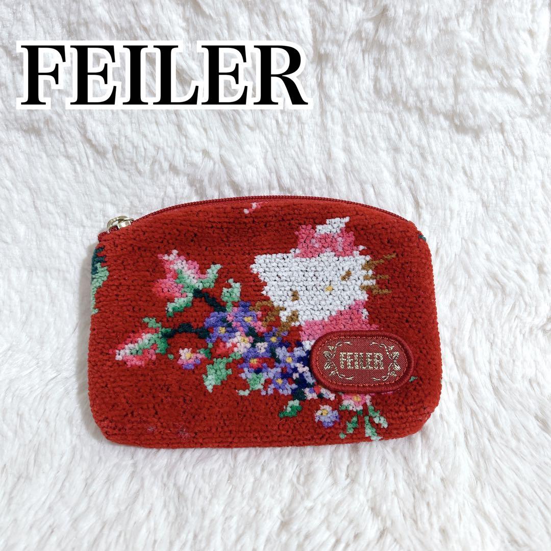 【美品】FEILER Hello kittyハローキティ ケース　ポーチ FEILER（ポーチ）のフリマアイテム一覧