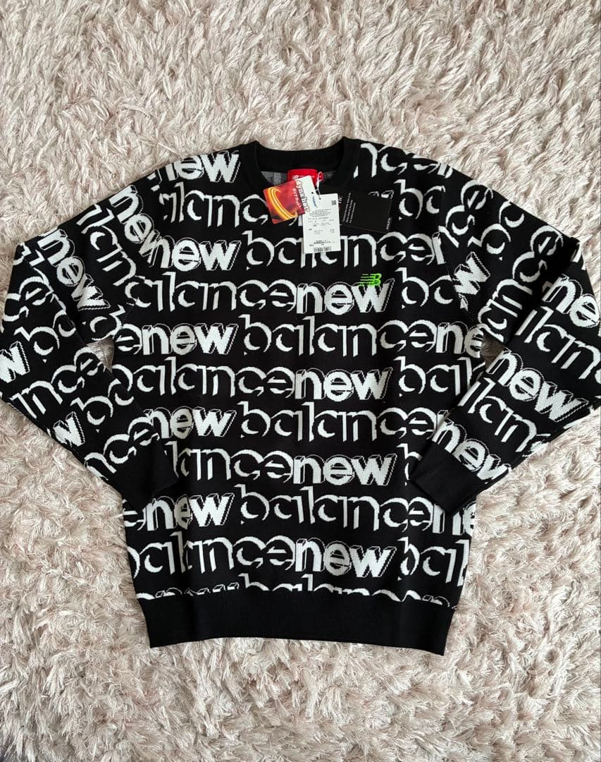 ニューバランスゴルフ遠赤外線蓄熱保温 クルーネック ニット サイズ4