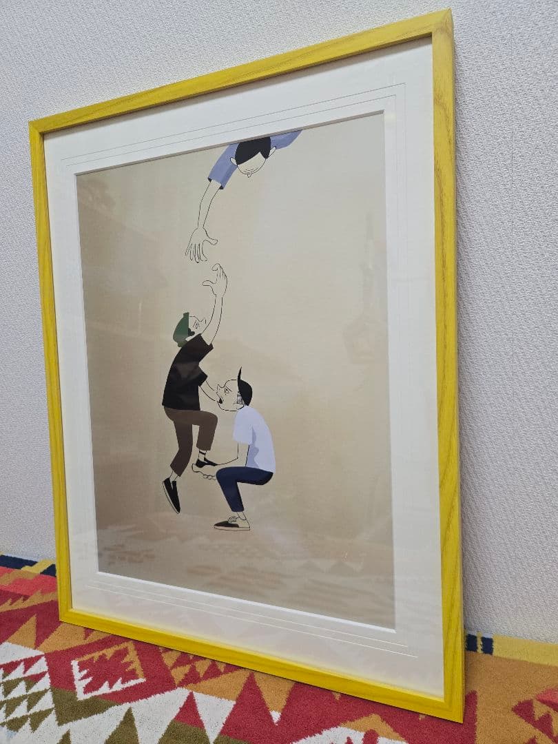 H*e様 花井祐介　ポスター　シルクスクリーン yusuke hanai 額縁付 花井祐介】 Yusuke Hanai・アートポスター 58｜Yahoo!フリマ（旧PayPay