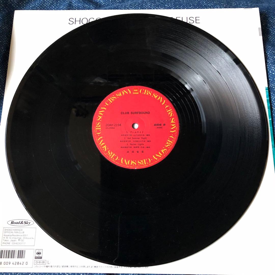 名盤］浜田省吾 クラブサーフバウンドLPレコード ビーチボーイズ