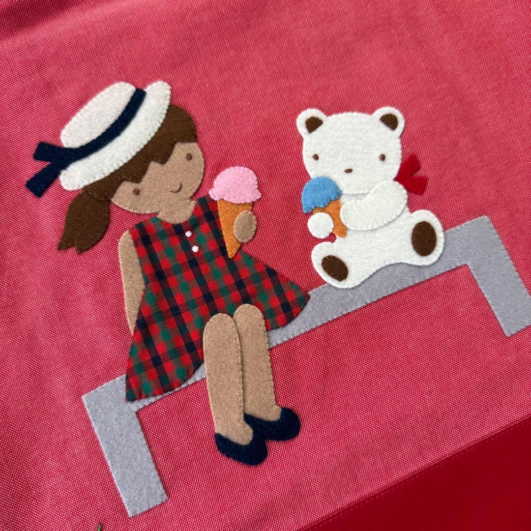 新品 タグ付き】ファミリア デニムバッグ 手刺繍 - メルカリ