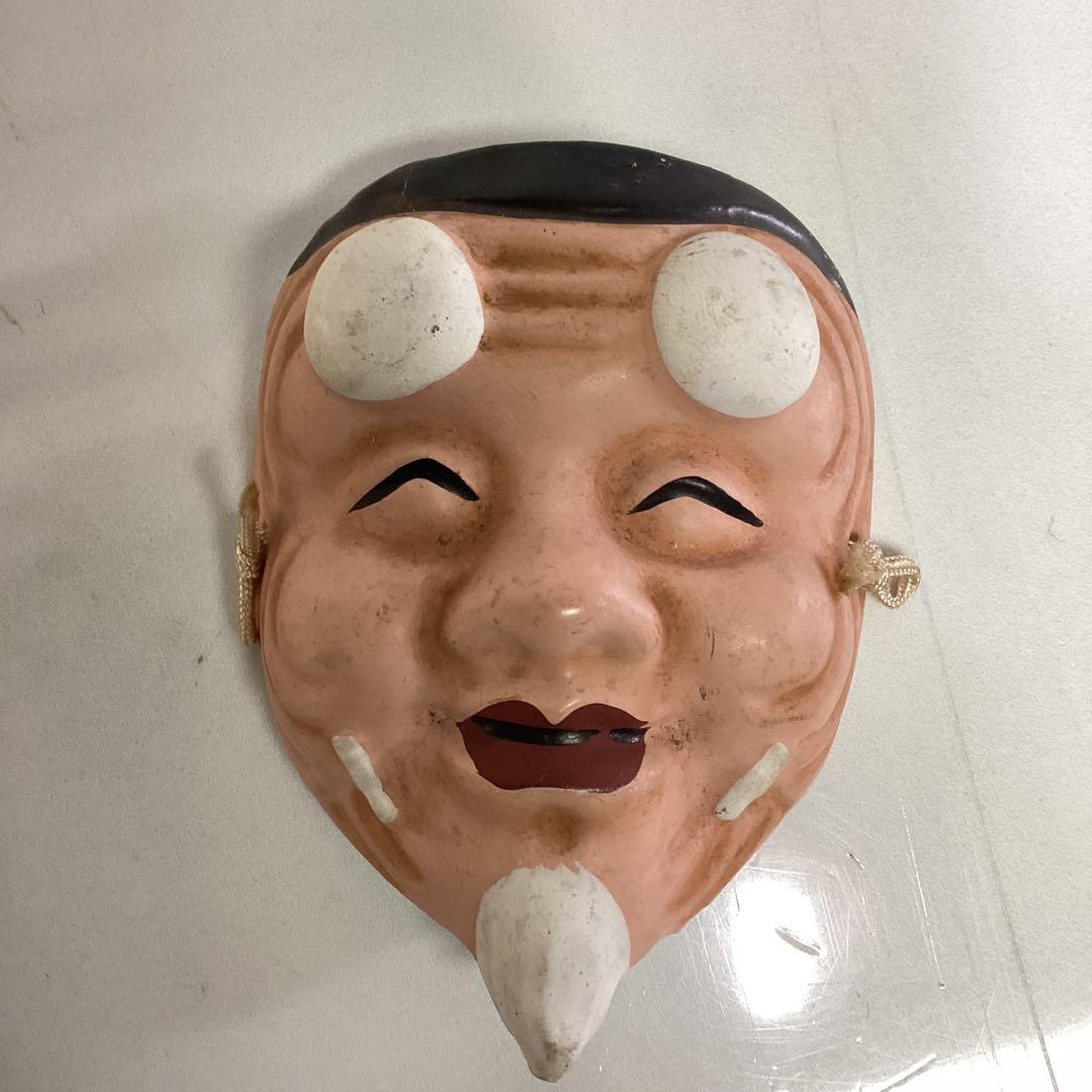 能面 陶器 小面 ミニサイズ 飾り面 翁 狂言 工芸品 セット あ5 - メルカリ