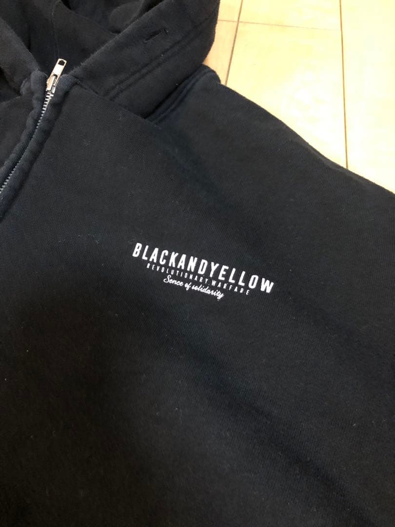 RATS パーカー BLACK AND YELLOW 2XL