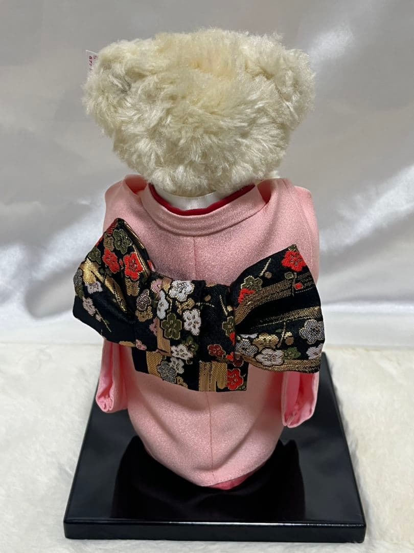 限定品】Steiff シュタイフ 遠州流茶道 コラボ テディベア 着物姿