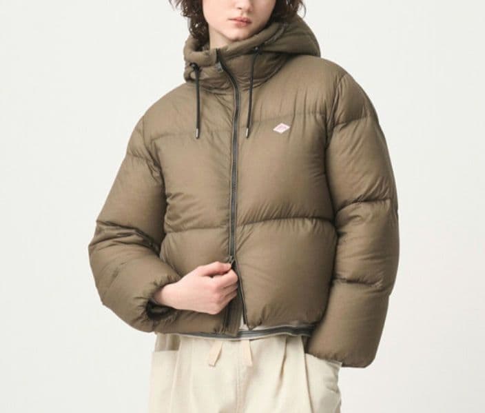 MOG　　 danton　ナイロンリップストップ ダウンフードジャケット