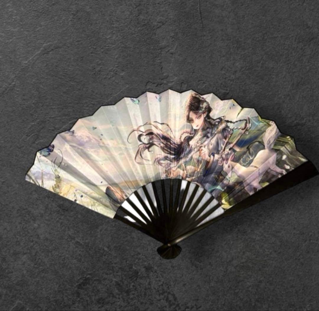 新品 identityV 第5人格 第五人格 骨董商 チーシーイー 扇子 団扇