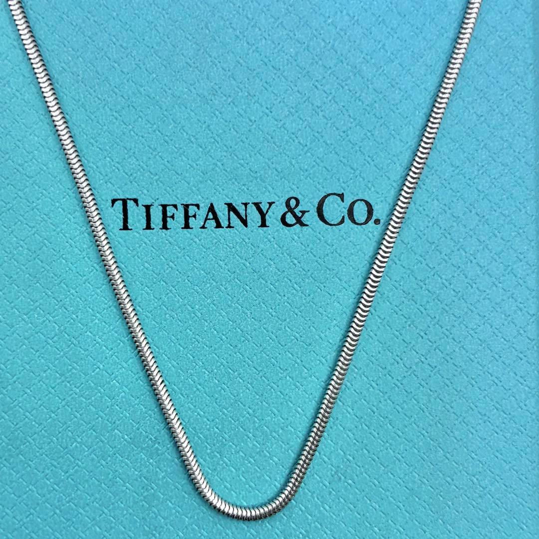 ティファニー スネークチェーン ネックレスチェーンのみ シルバー 44cm ティファニー スネーク チェーン ネックレス 45cm ペンダント Tiffany