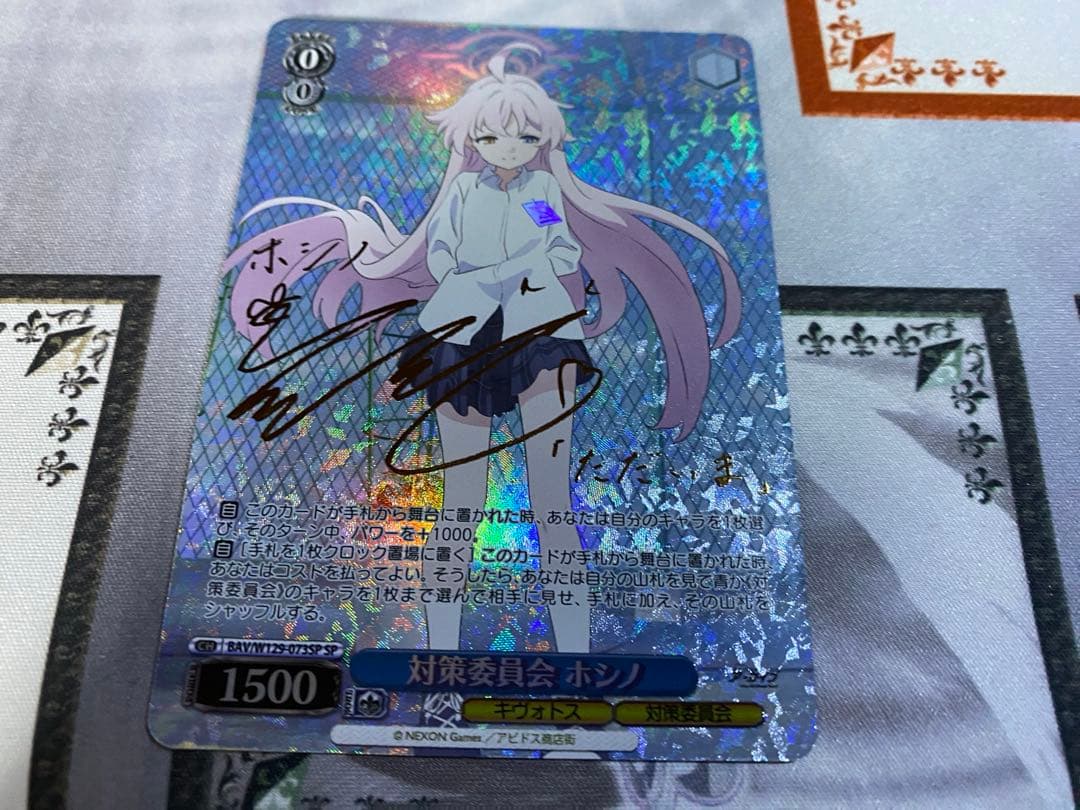 ヴァイスシュヴァルツ ブルーアーカイブ 対策委員会 ホシノ SP