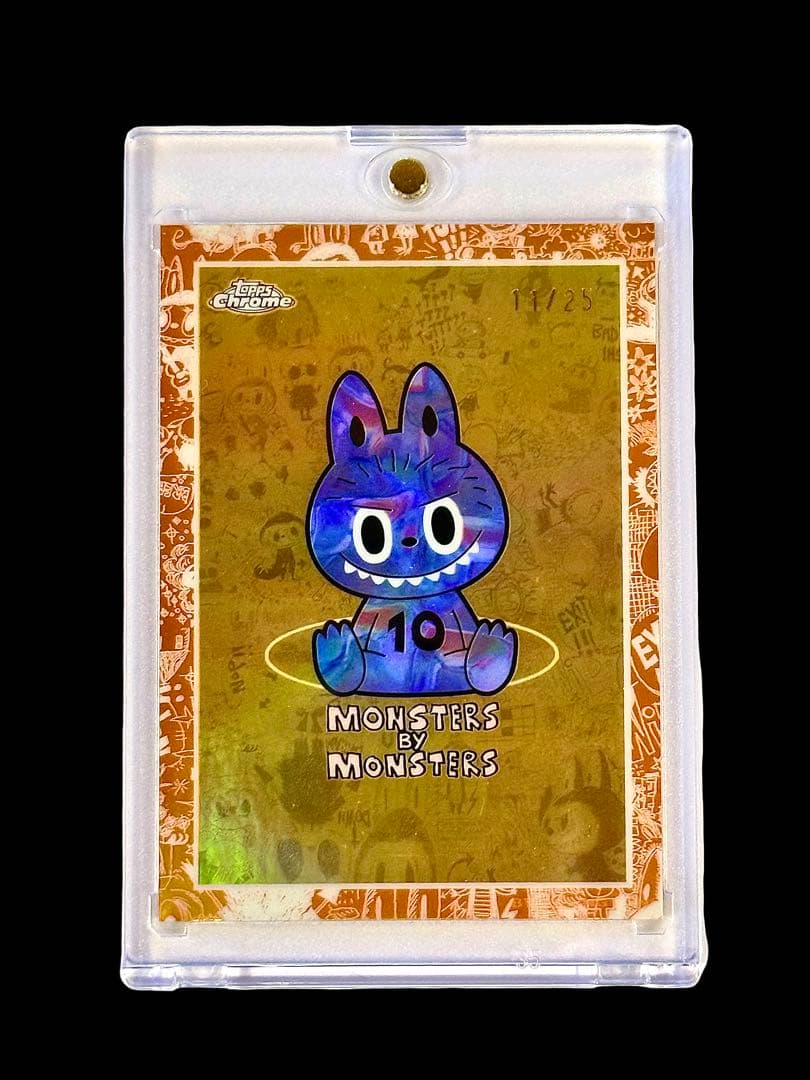 世界25枚限定 LABUBU 10周年 Topps シリアル11/25 Topps Chrome® Labubu