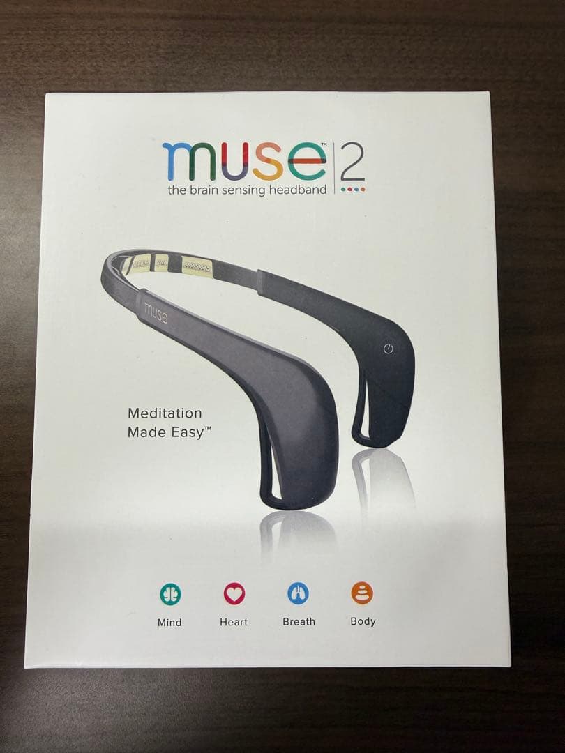 Muse 2 脳波計 マインドフルネス瞑想 純正ハードケース付き