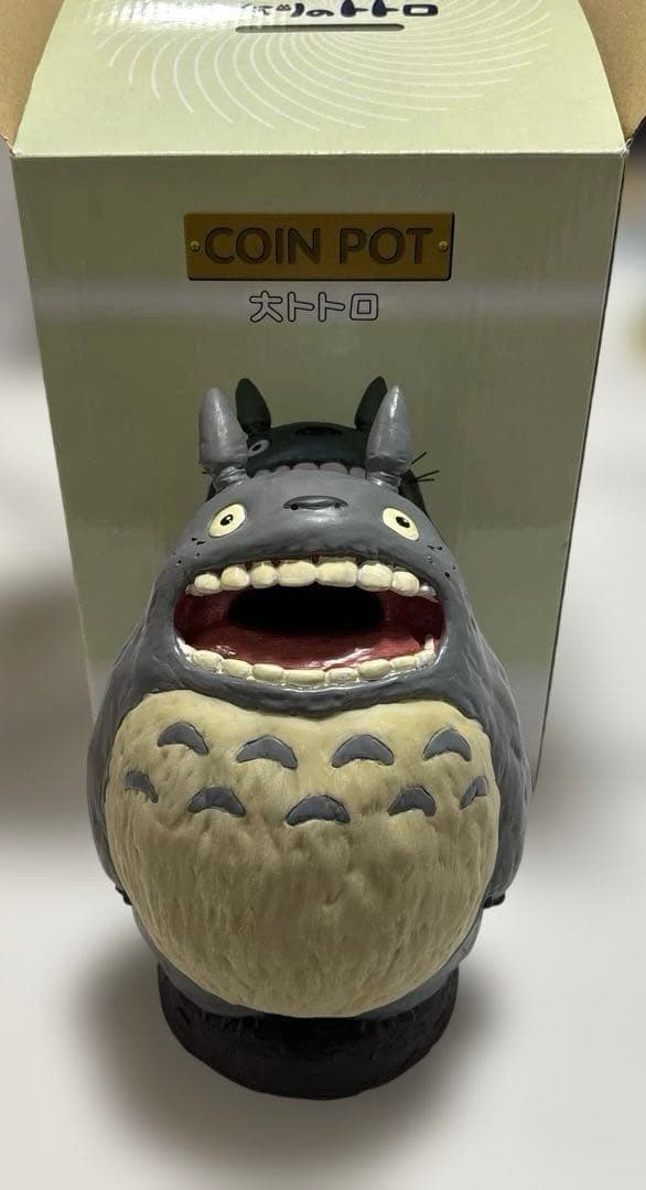 トトロ 貯金箱 スタジオジブリ となりのトトロ 陶器 インテリア 置物
