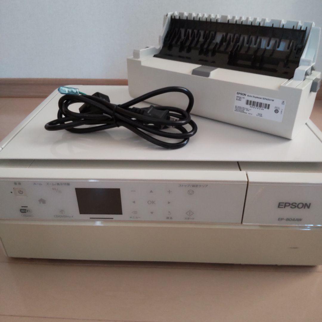 EPSON EP-804AW プリンタージャンク品（両面印刷ユニット付き）