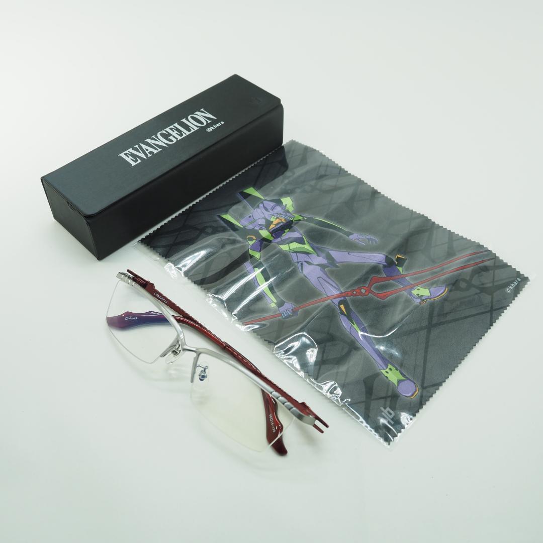新品未使用 エヴァンゲリオン ロンギヌスの槍 イメージ ブルーライトカット 眼鏡