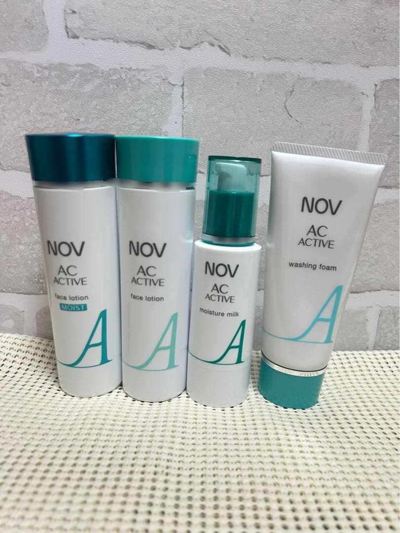ノブ　ACアクティブ　ローション×2・ミルク・洗顔フォーム　4点セット