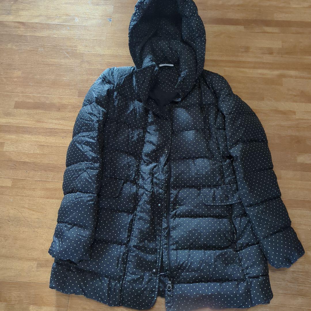 A-KRIS punto ドット柄ダウンジャケット レディース ドット柄 ダウンコート おしゃれ きれいめ ダウン