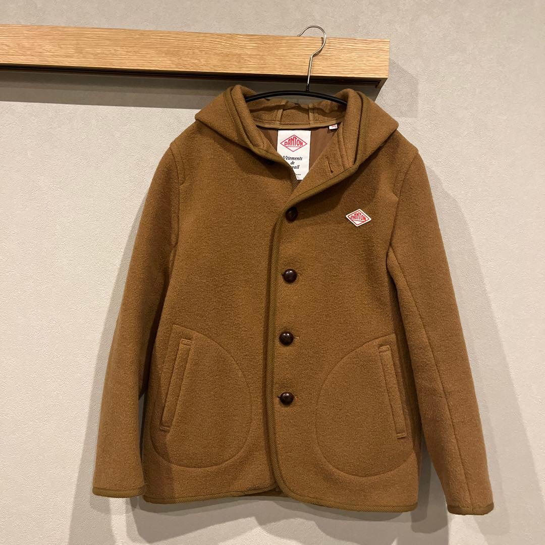 DANTON ダントン　 ウールモッサシングルフードジャケット/36