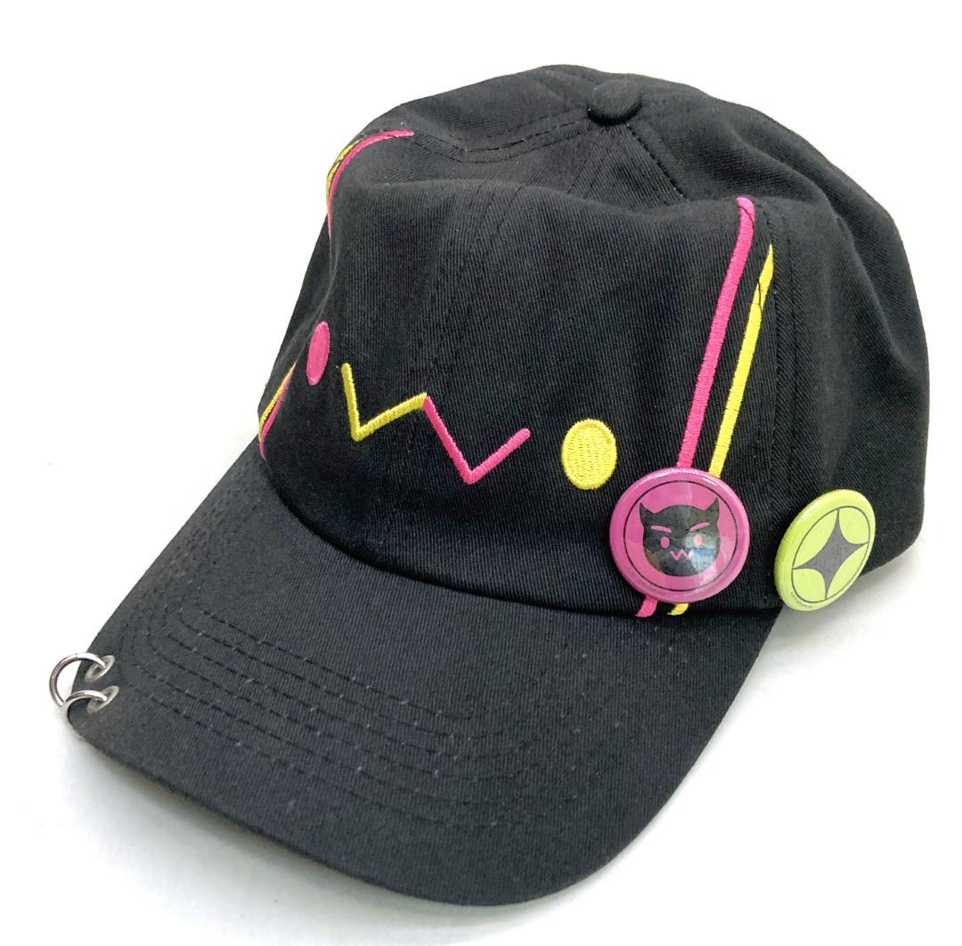 常闇トワ ビビモチーフキャップ＋缶バッジ 記念グッズ - メルカリ