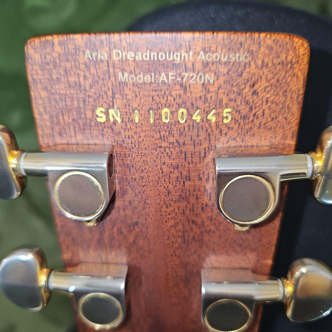 Aria.Dreadnought.AF-720トップ、バック単板。 - メルカリ