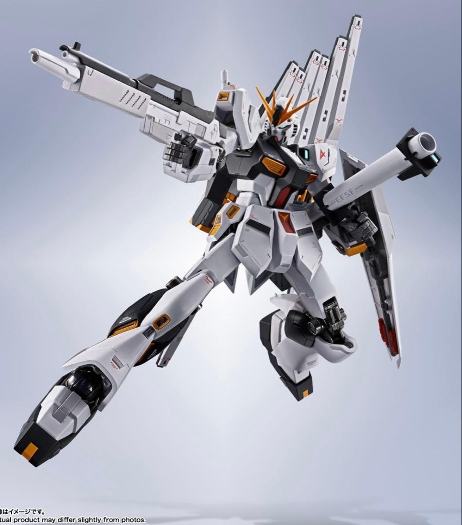 【新品未開封】L ROBOT魂＜SIDE MS＞ νガンダム νガンダムは伊達じゃない！ 「METAL ROBOT魂＜SIDE MS＞ νガンダム」が