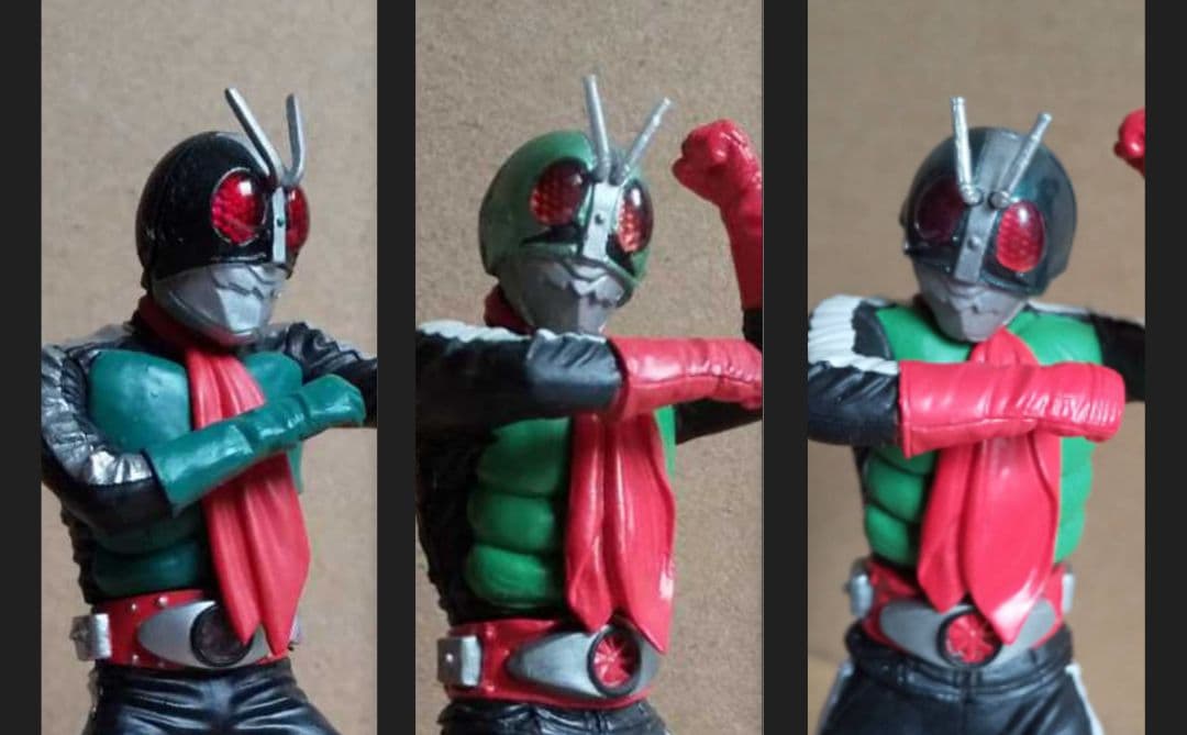 【未開封】仮面ライダー旧2号×新2号×客演2号 フィギュア S.H.Figuarts（真骨彫製法） 仮面ライダー新2号 栄光の昭和ライダー