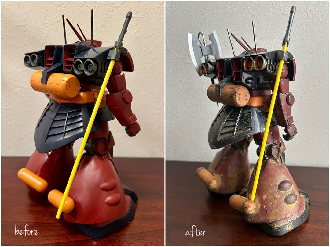 ガンプラ 【塗装済み完成品】MG 1/100 ドワッジ改 デザート・ロンメル