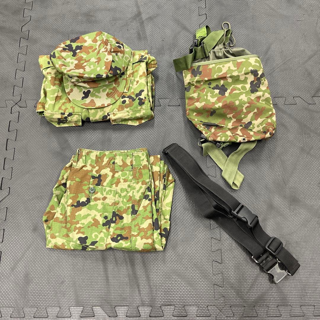 【実物PX品】陸上自衛隊迷彩服2型 装備一式フルセット（服上下・帽子・ベルト等）