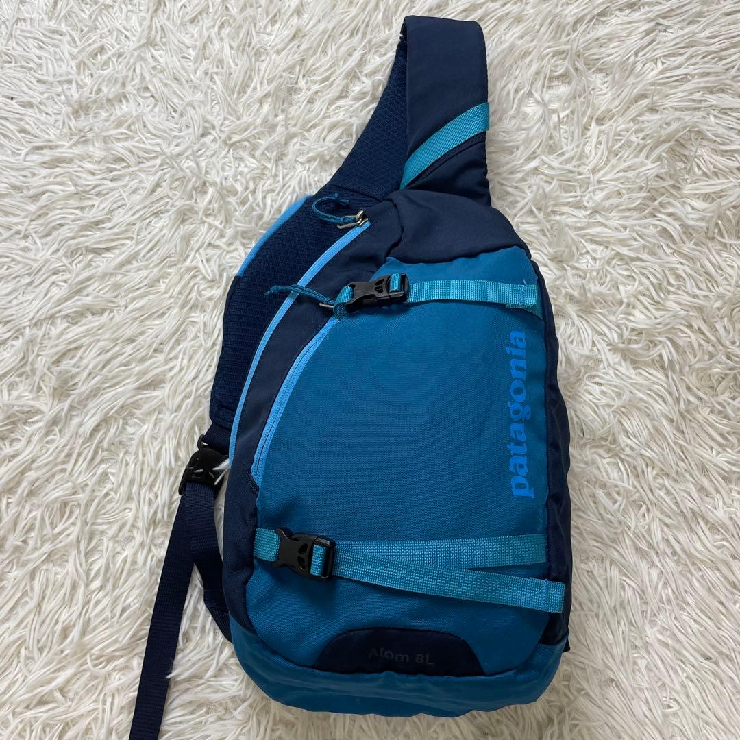 希少 パタゴニア アトム スリング 8L ボディバッグ y2kブルー - メルカリ