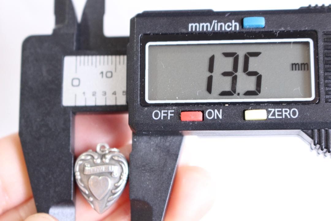 40s スウィートハートジュエリー シルバー ギフトに ILOVEU 勿忘草