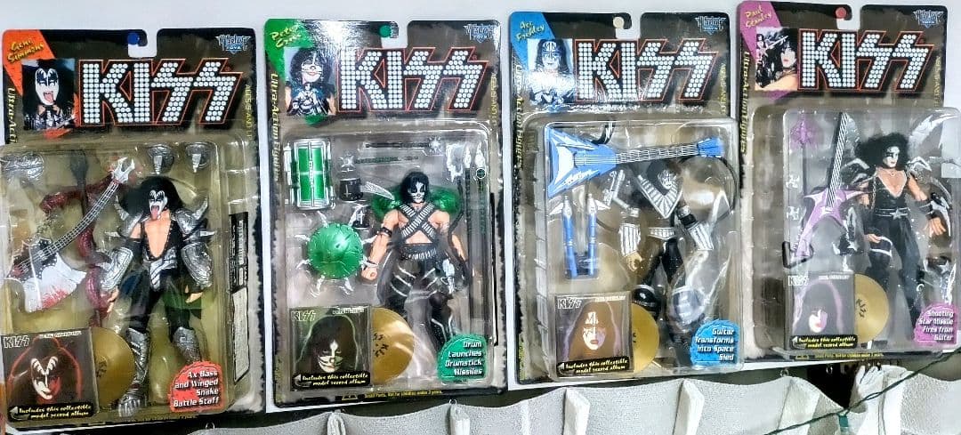 フィギュア☆KISS 4体セット☆マクファーレン・バンド・エース