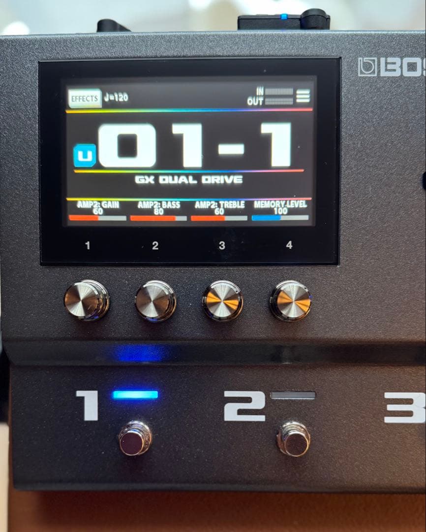 BOSS GX-100 マルチエフェクター bluetoothアダプター付属