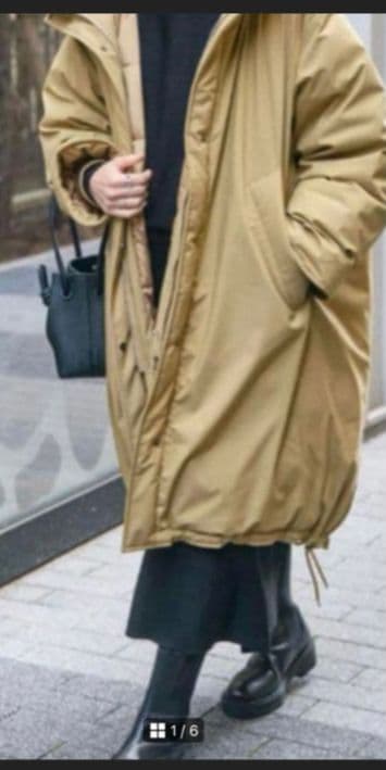 Spick and span 撥水フーデッドダウンコート　38