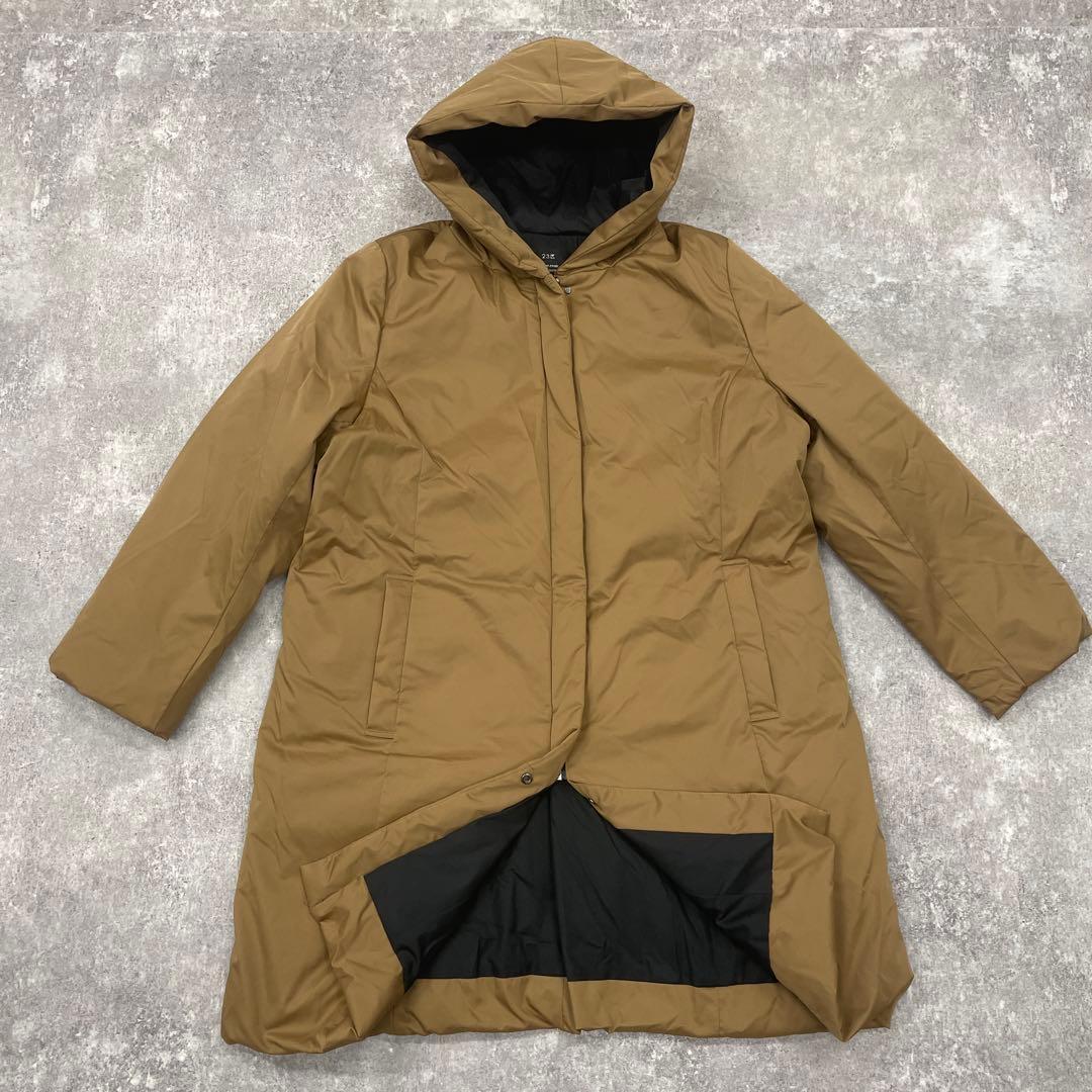 フォロー割■ 23区 LIMONTA 蓄熱HEAT ダウンコート 50 キャメル