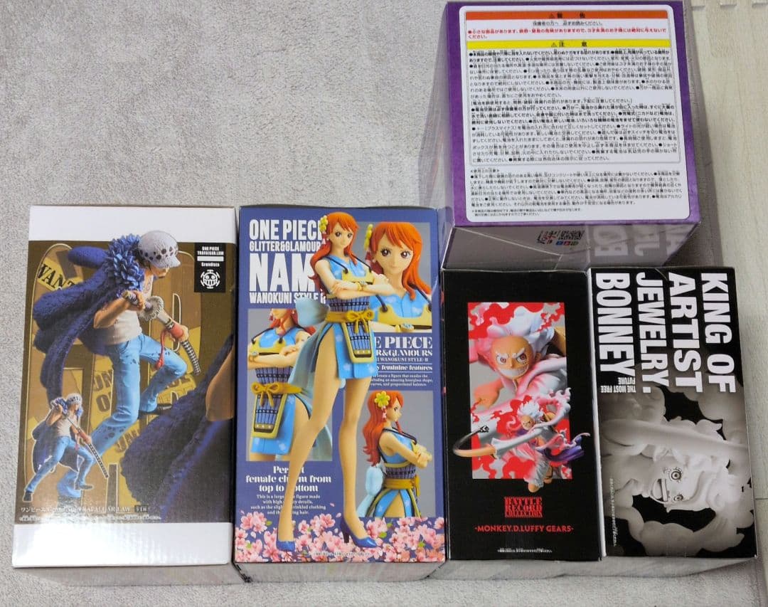 新品未開封】ワンピース フィギュア 5点+2点まとめ売り おまけ付き