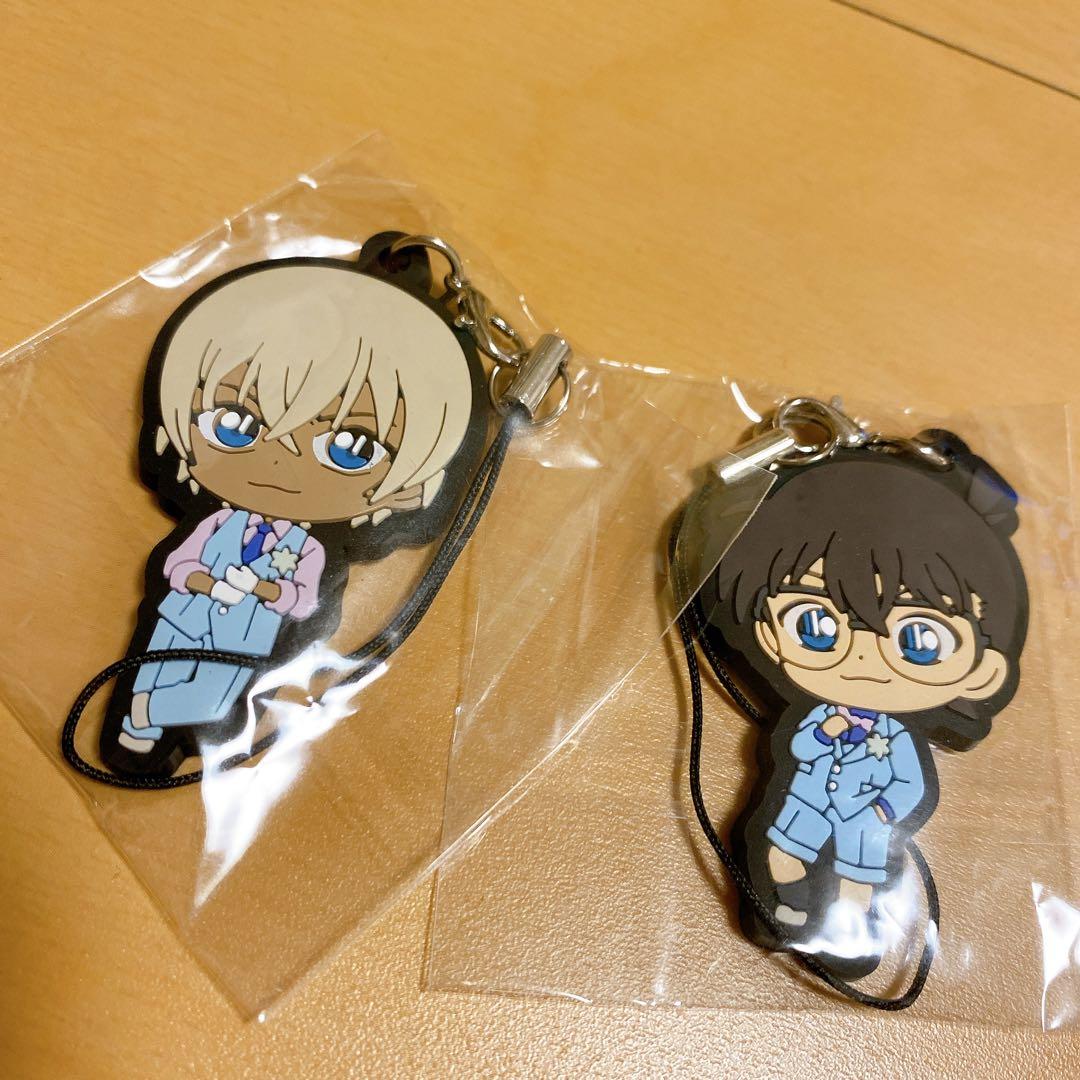 名探偵コナン ラバーストラップ 安室透 2点セット - メルカリ