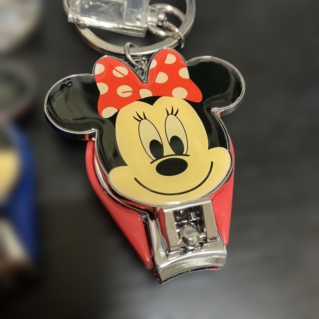 上海ディズニーリゾート ミッキー・ミニー 爪切りキーホルダー 2個