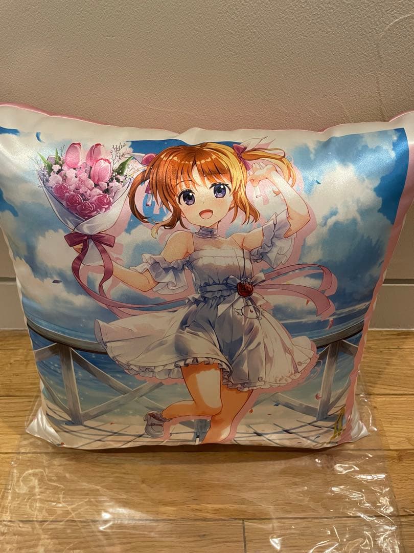 【希少】魔法少女リリカルなのは　クッション 20周年記念スクラッチ　Wチャンス賞 魔法少女リリカルなのは 20周年記念 スクラッチ - DMMスクラッチ