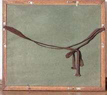 真作】絵画 油彩0号 賑わう街角 赤いテントのカフェ風景画 Y164 - メルカリ