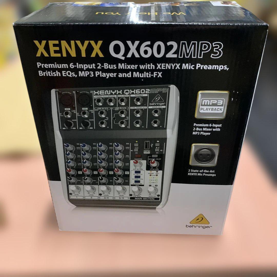 BEHRINGER XENYX アナログミキサー QX602MP3 BEHRINGER QX602MP3 XENYX アナログミキサー ベリンガー 【正規輸入品