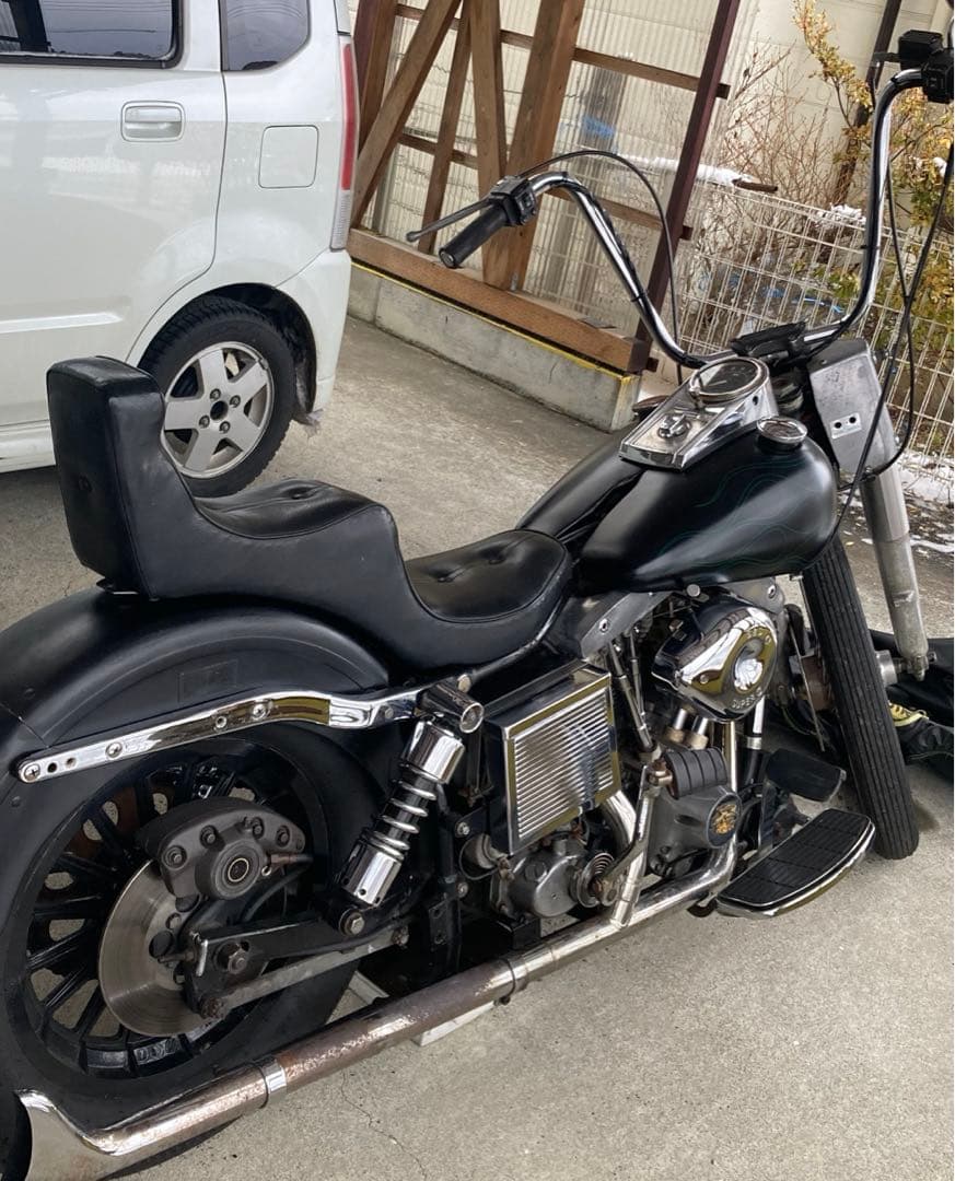 ハーレーダビッドソン ショベルヘッド 4速フレーム キングアンド