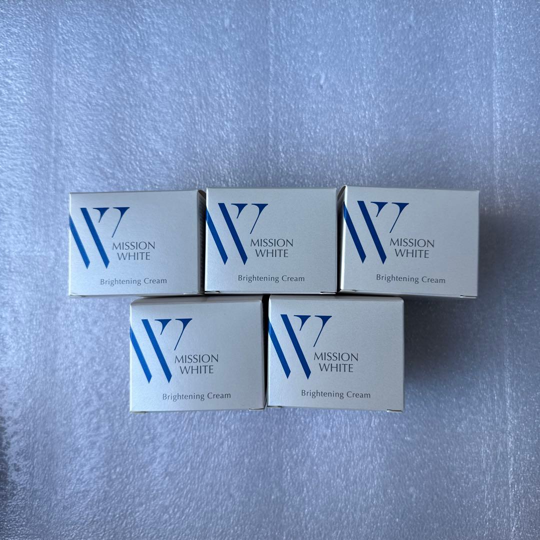 ミッションホワイトブライトニングクリーム　コウジ酸　美白　x5個 コウジ酸 スキンケア ｜ Maison KOSÉ(メゾンコーセー)