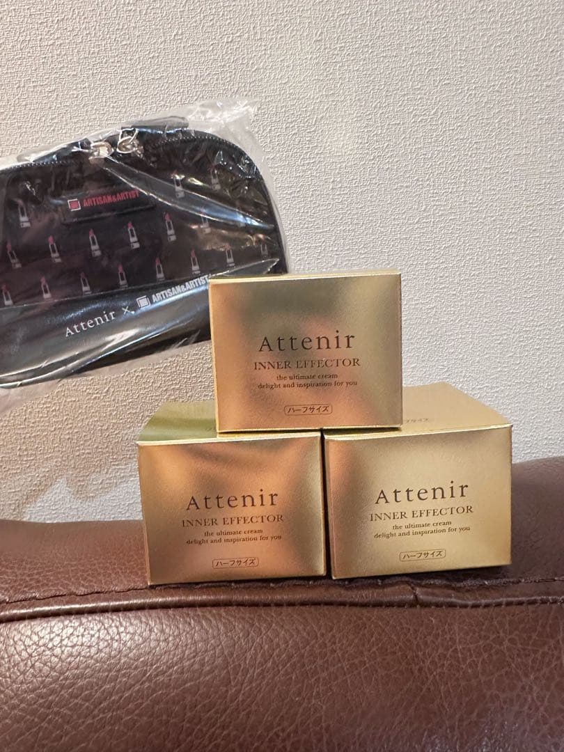 アテニア インナーエフェクター ハーフサイズ17.5g ×3➕多機能スリムポーチ インナーエフェクター ハーフサイズ| アテニア公式オンラインショップ