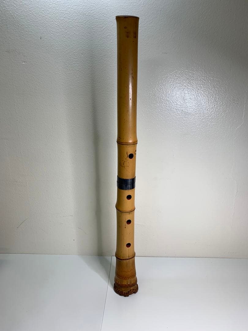 尺八  巨巛銘 雅楽  露秋 キャップ 骨董