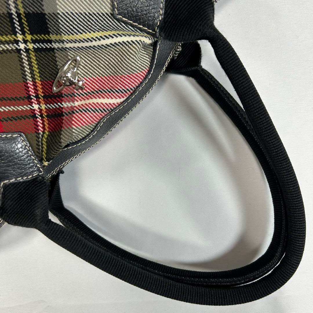 美品】ヴィヴィアンウエストウッド ダービー ボストンバッグ チェック