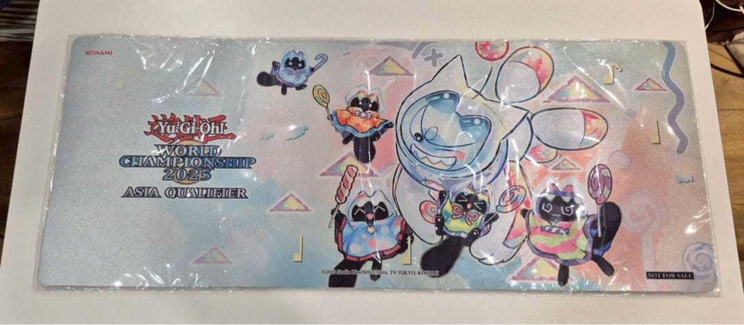 【未開封】遊戯王 公式 ロリポー★ヤミーウェイ ハーフプレイマット 台湾限定