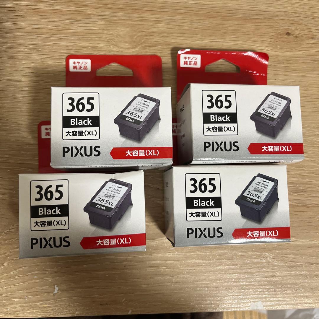 PIXUS ブラック　BC-365XL インク　4個 Amazon.co.jp: 【Inkshop】BC-365XL 顔料ブラック BC-366XL 染料カラー