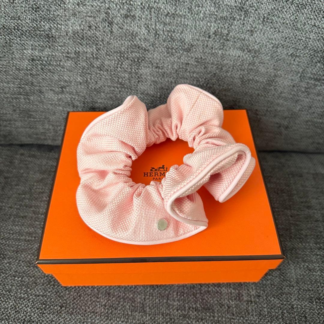 【新品】HERMES ピンク シュシュ
