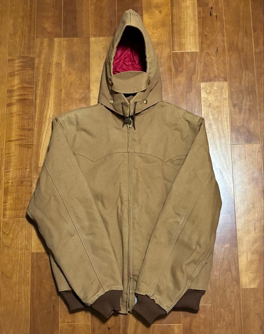 Carharttサンタフェジャケット USA製 L Tall 稀少なフード付き