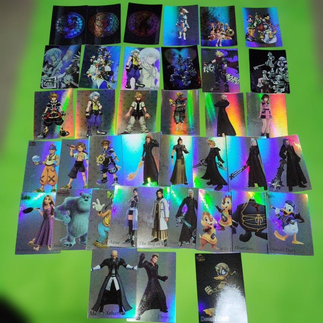 キングダムハーツ アートミュージアム　トレカカード 128種類ダブり有約195枚