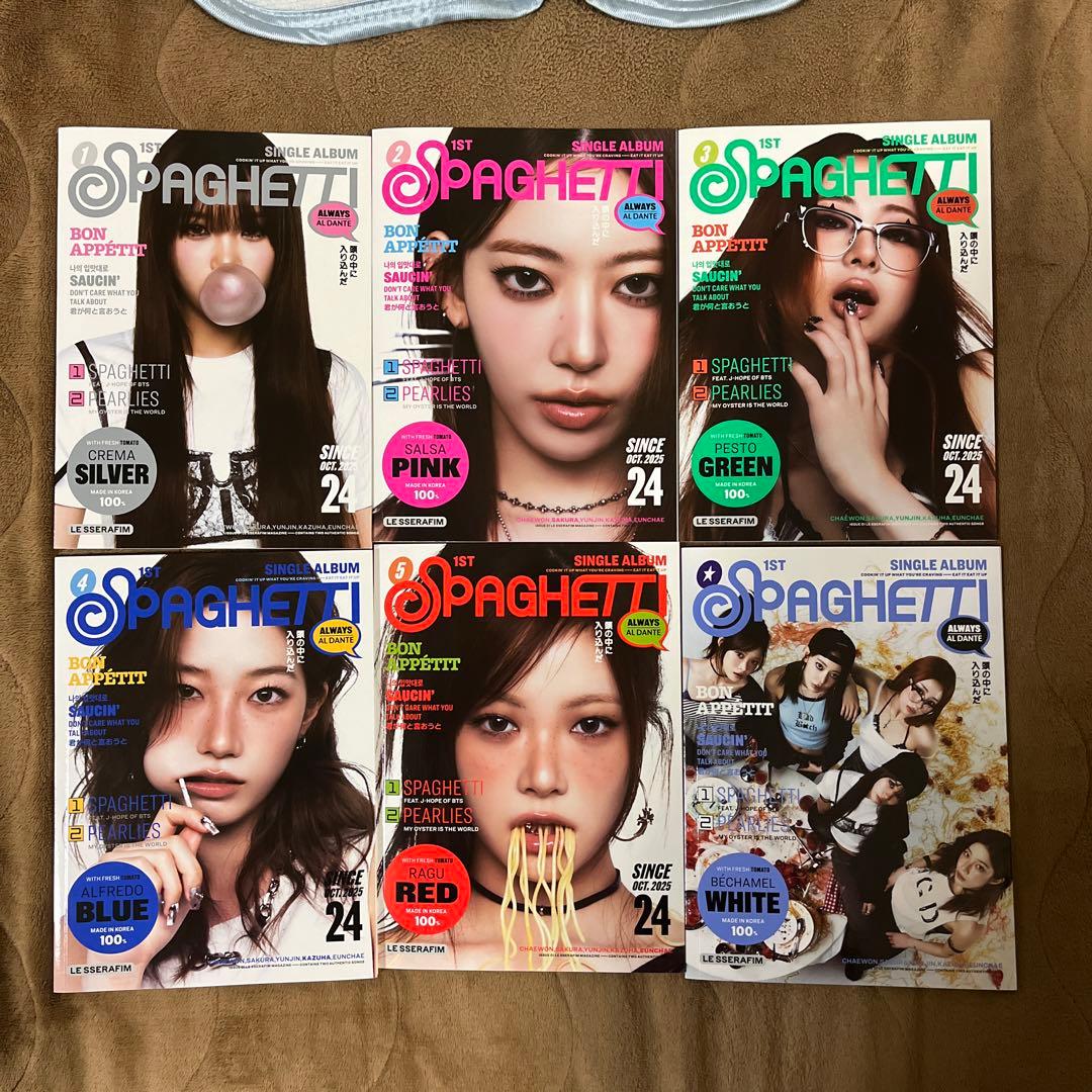 LE SSERFIM SPAGHETTI全6種 + トレカセット - メルカリ