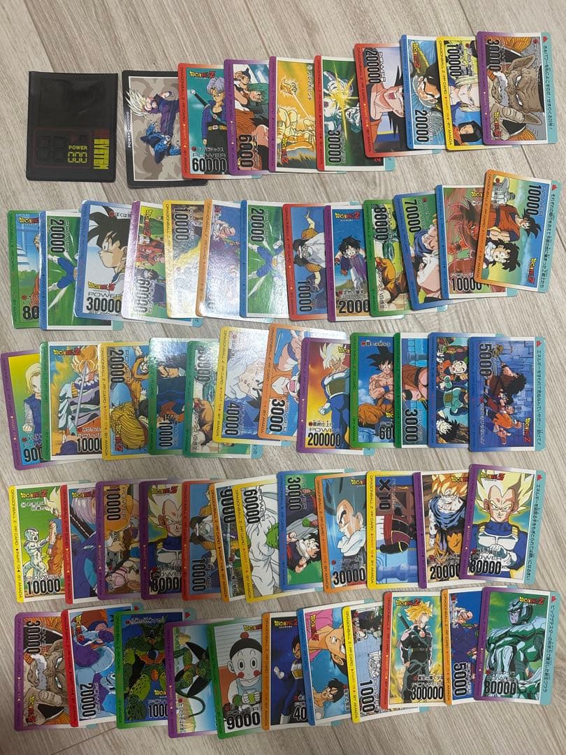 【レア】ドラゴンボールカード 約110枚セット　専用パワーメータースリーブ付き